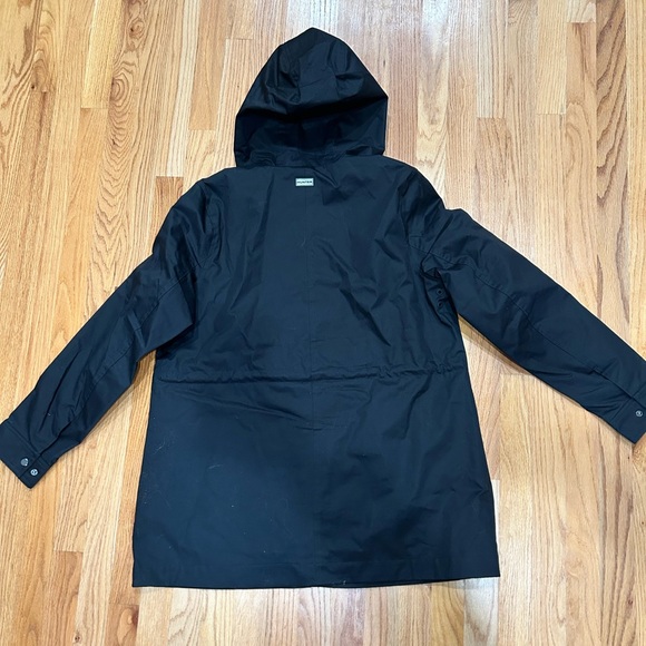 🔥NWT Hunter Ladies' Rain Jacket Size Large Black water repellent - Picture 7 of 10